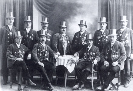 Narrenrat im Jahr 1891